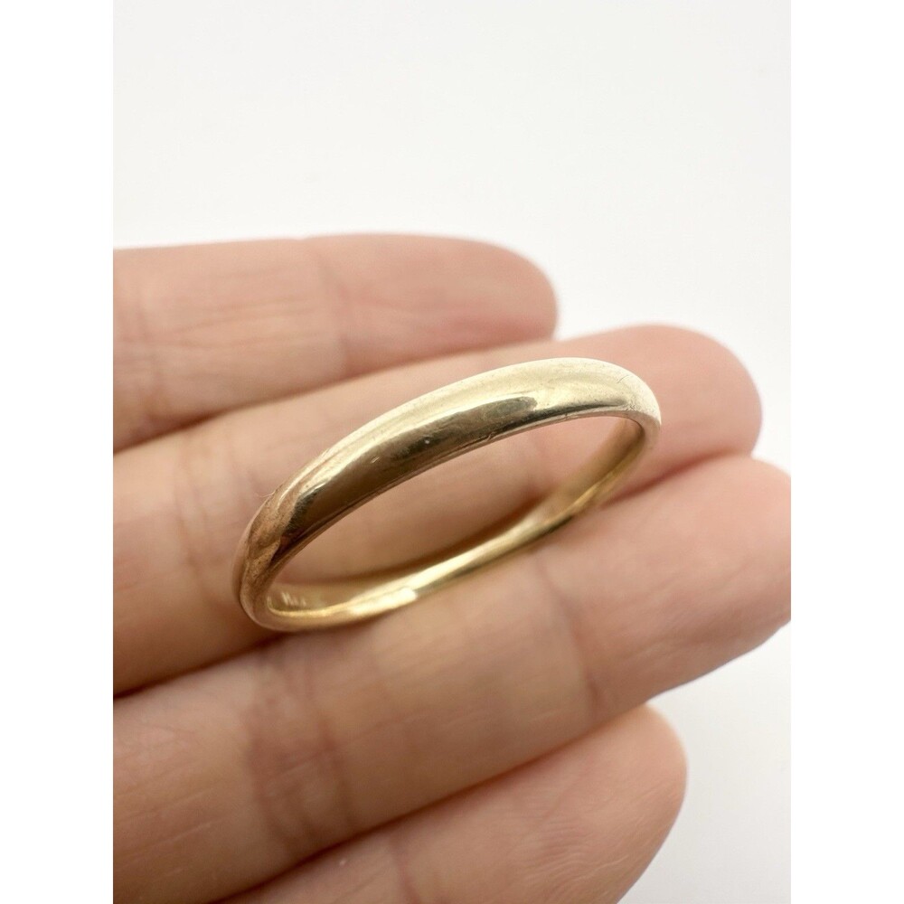 14k Yellow Gold Wedding Band Size 11